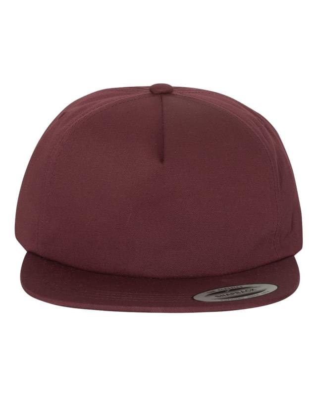 Yupoong® Unstructured Five-Panel Snapback Cap