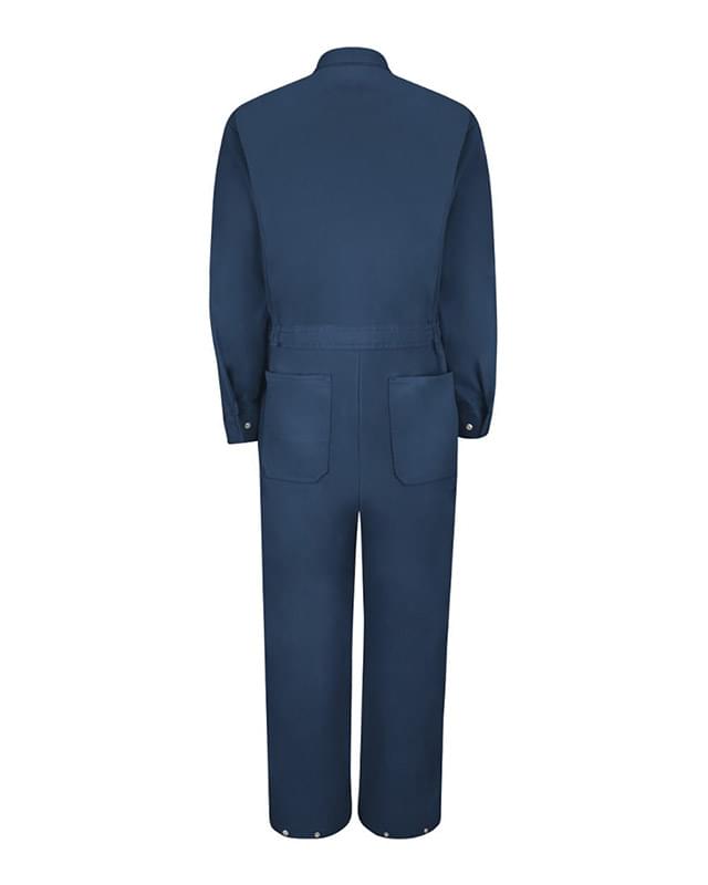 Zip-Front Cotton Coverall