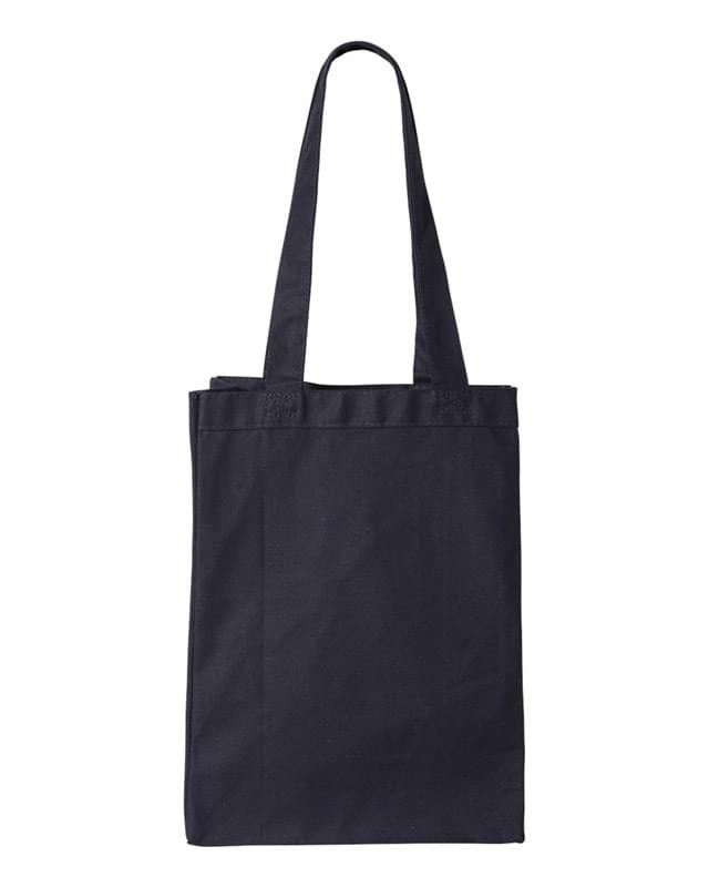12L Canvas Gusset Shopping Tote