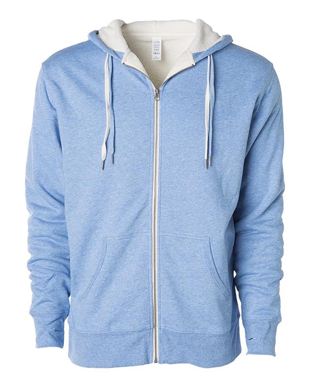 Independent Trading Co.® Custom Unisex Sherpa-Lined Hooded Sweatshirt