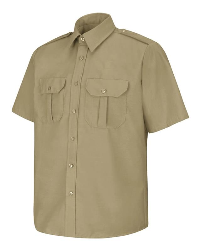 Men's Short Sleeve Security Shirt Long Sizes