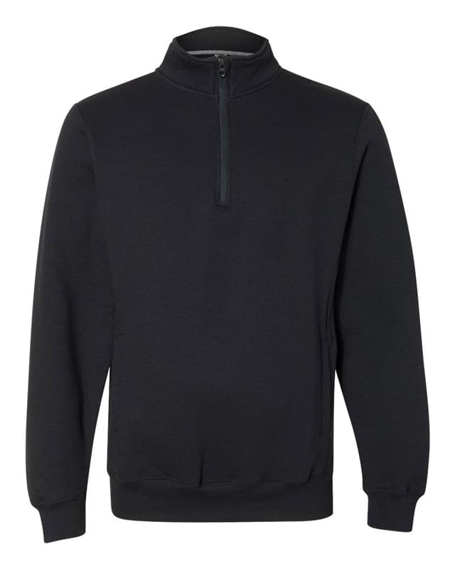 Dri Power&reg; Quater-Zip Cadet Collar Sweatshirt