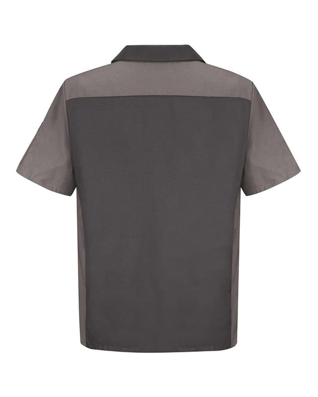 Short Sleeve Automotive Crew Shirt - Long Sizes