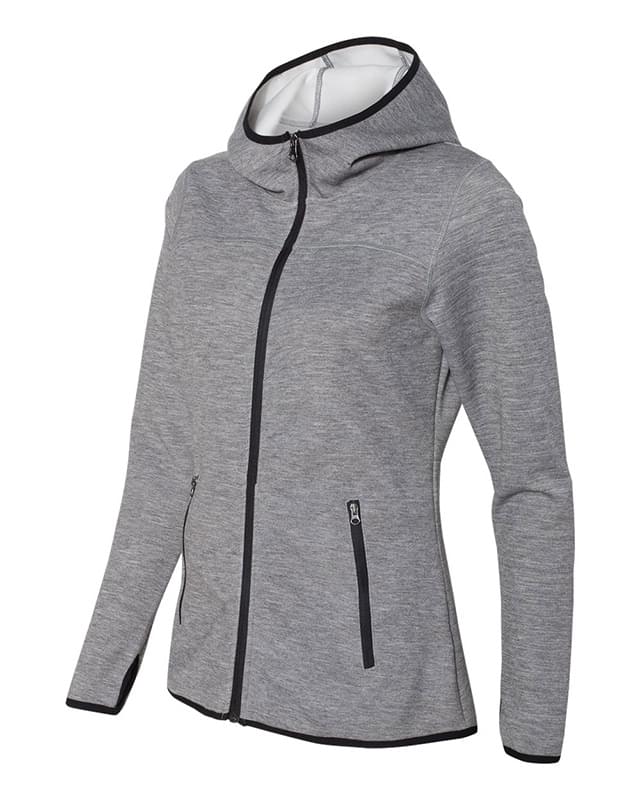 Heat Last Women's Fleece Tech Hooded Full-Zip Sweatshirt