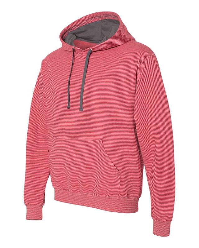 Sofspun&reg; Microstripe Hooded Pullover Sweatshirt