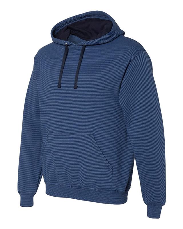 Sofspun&reg; Microstripe Hooded Pullover Sweatshirt