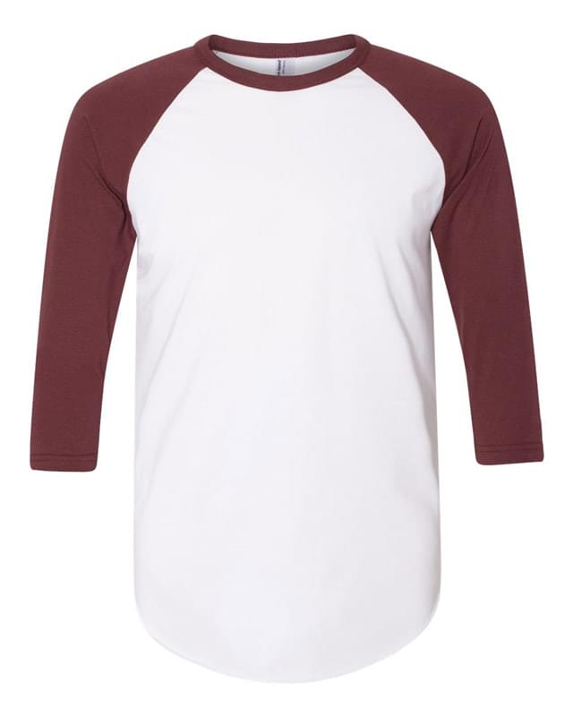 50/50 Three-Quarter Sleeve Raglan T-shirt