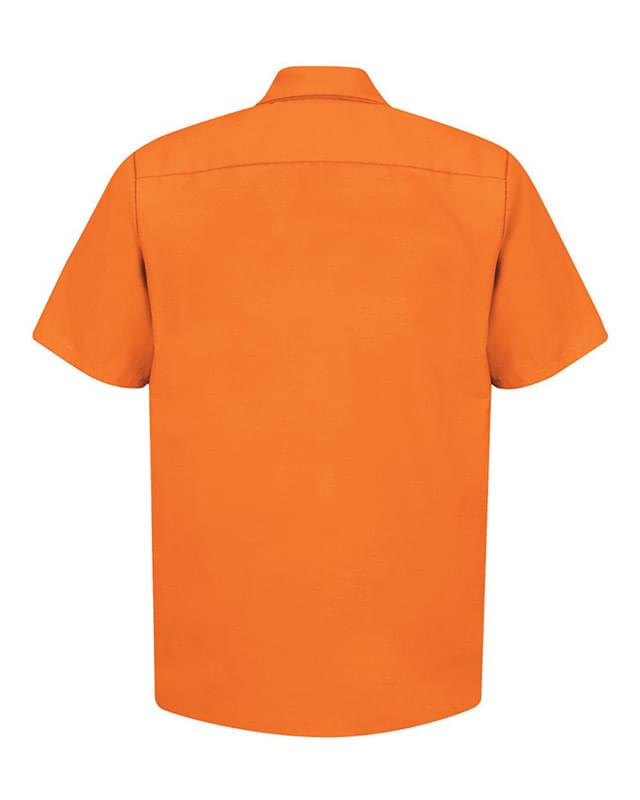 Short Sleeve Work Shirt Long Size