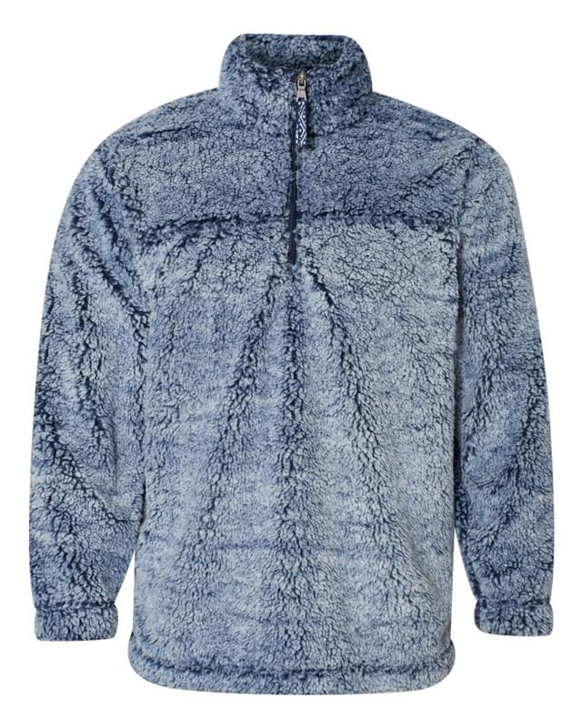 Unisex Sherpa Quarter-Zip Pullover