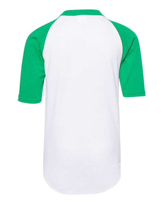 Youth Three-Quarter Sleeve Baseball Jersey