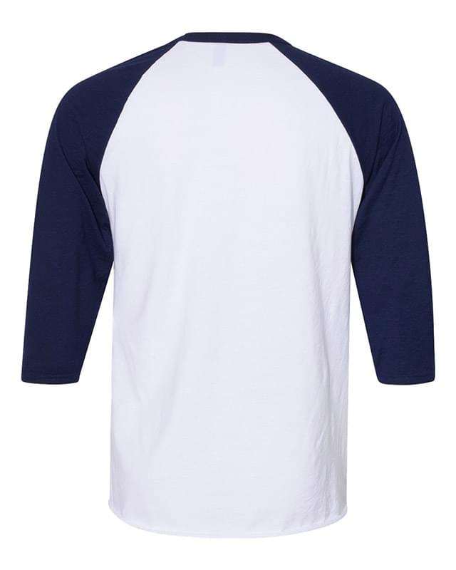Premium Blend Ringspun Three-Quarter Sleeve Raglan Baseball T-Shirt