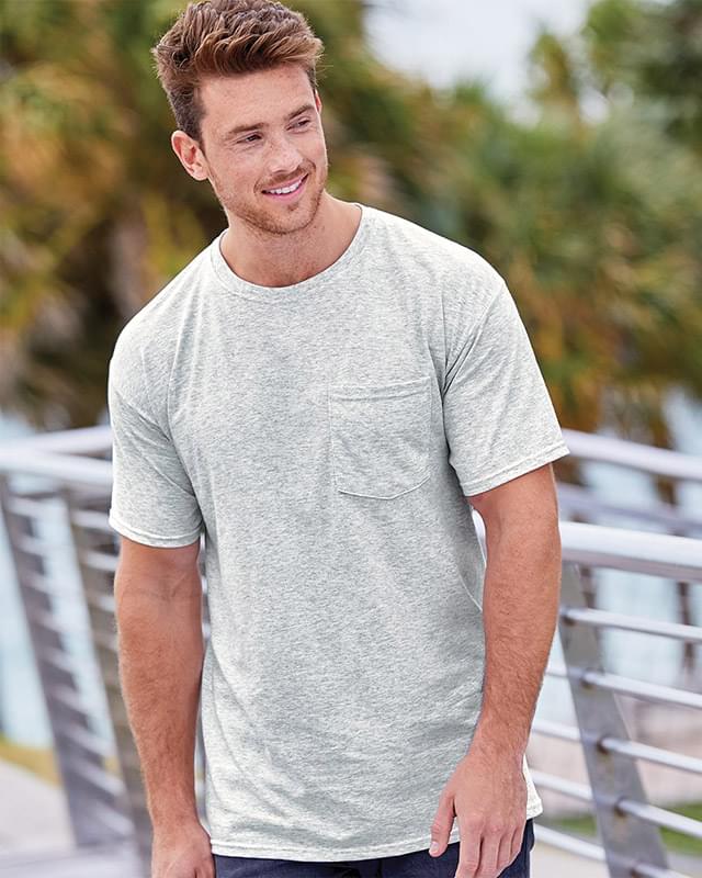HD Cotton T-Shirt with a Pocket