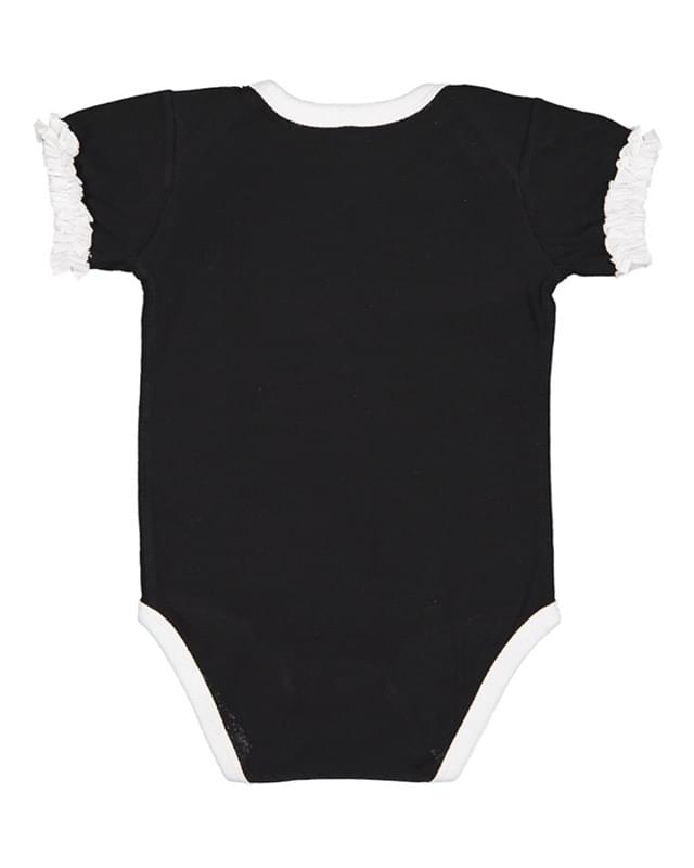 Infant Ruffle Fine Jersey Bodysuit