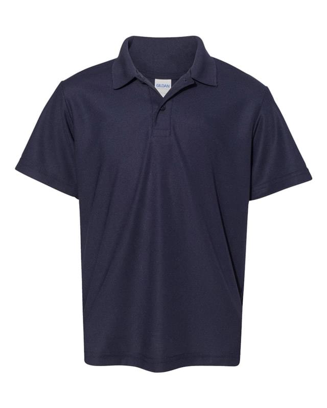 Performance Youth Double Pique Sport Shirt