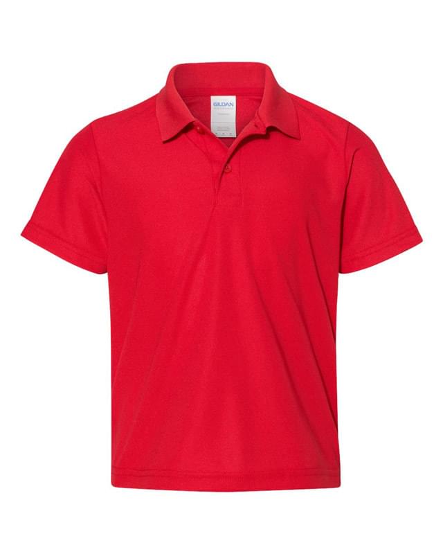 Performance Youth Double Pique Sport Shirt