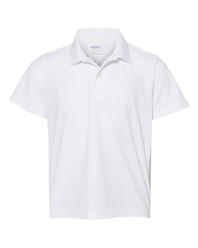 Performance Youth Double Pique Sport Shirt