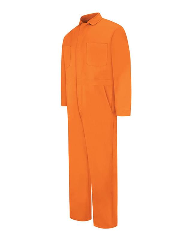 Snap-Front Cotton Coveralls