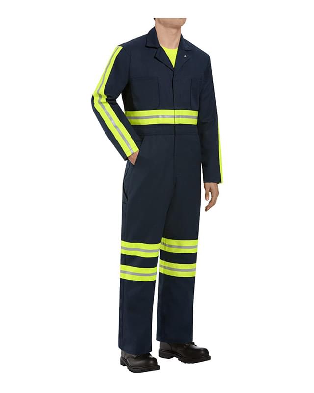 Enhanced Visibility Action Back Coverall - Long Sizes