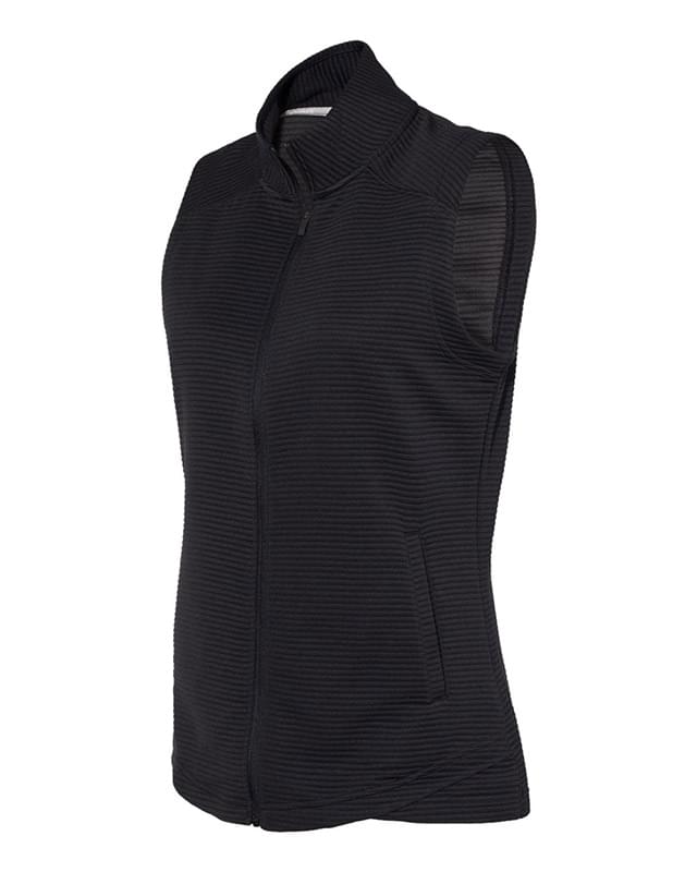 Women's Lifestyle Textured Full-Zip Vest