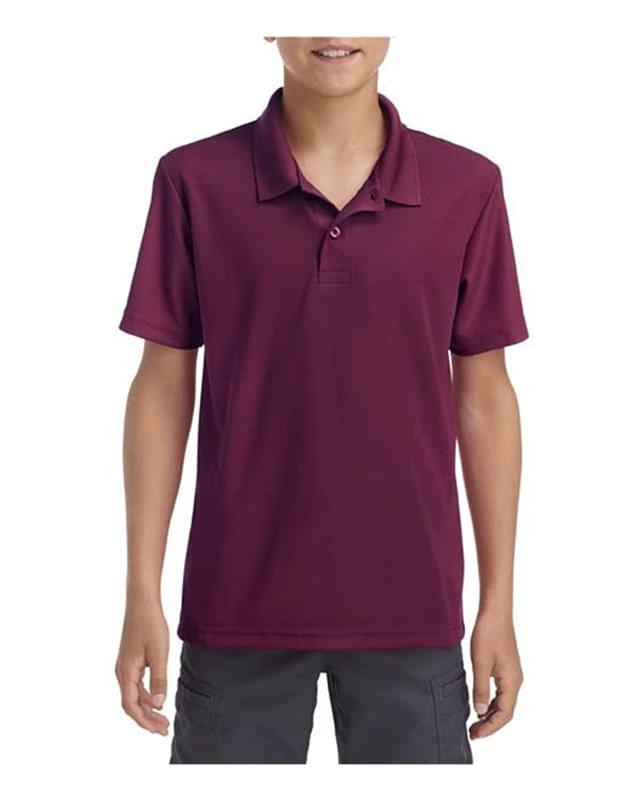 Performance Youth Double Pique Sport Shirt