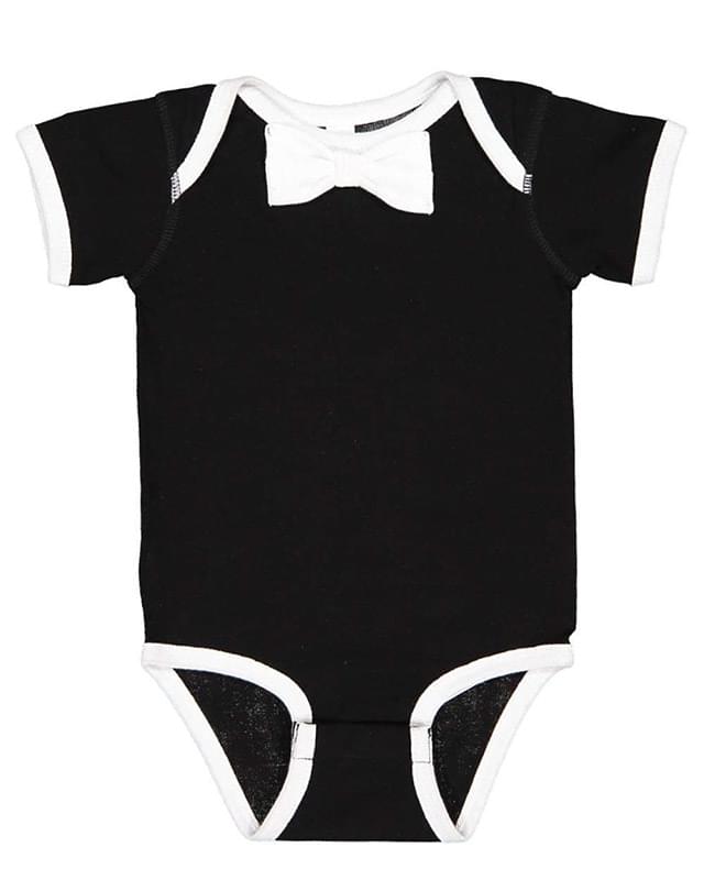 Baby Rib Infant Bow Tie Bodysuit