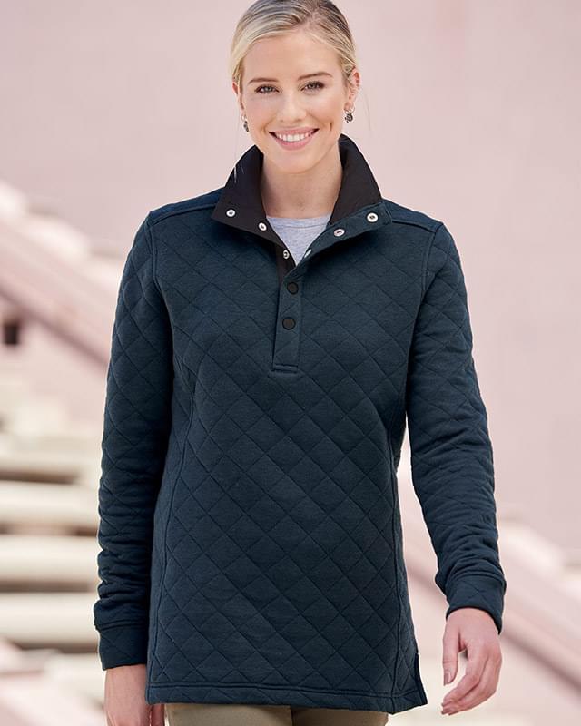 Women’s Quilted Snap Pullover