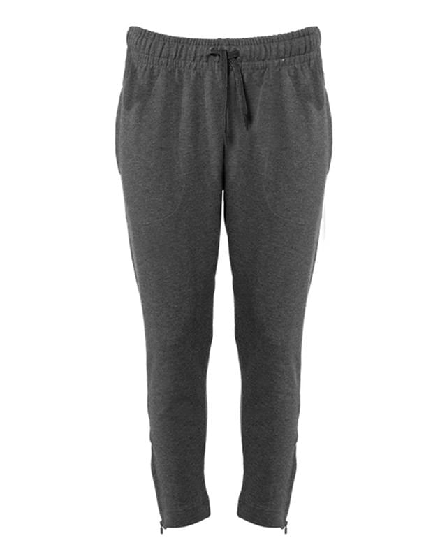 FitFlex Women's French Terry Ankle Pants