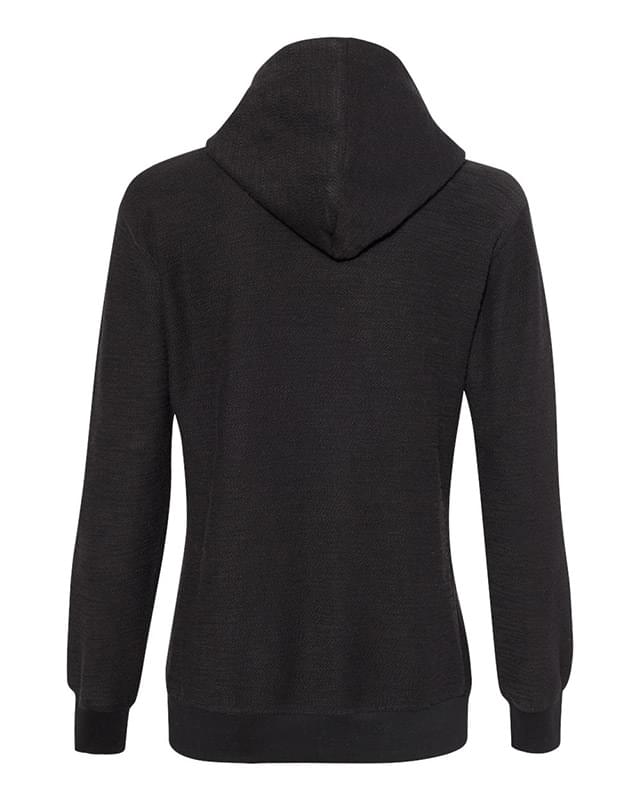 Women’s Shore French Terry Sport Lace Scuba Hooded Pullover
