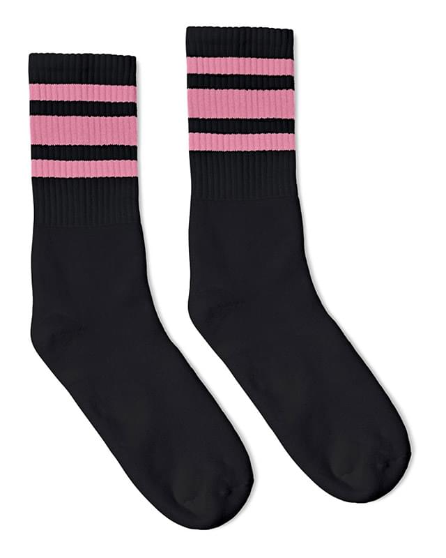 Custom Striped Crew Socks