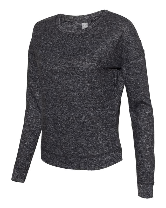 Women’s Cozy Jersey Crewneck Sweatshirt Women’s Cozy Jersey Crewneck Sweatshirt