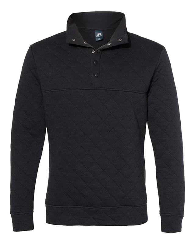 Quilted Snap Pullover