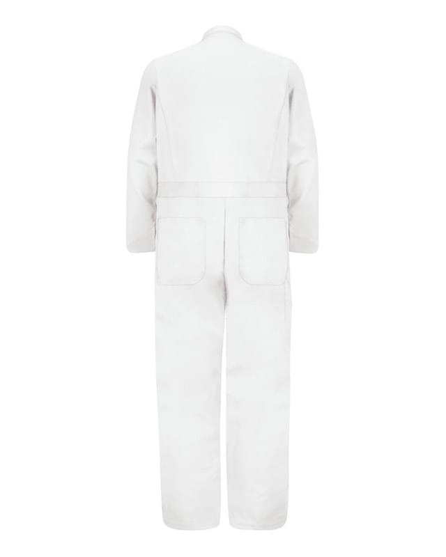 Button-Front Cotton Coverall Additional Sizes