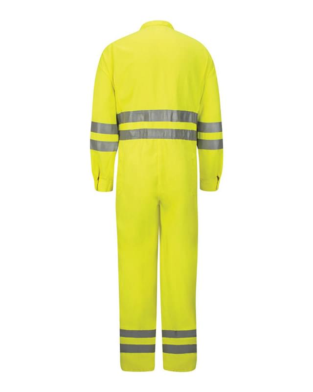Hi-Vis Deluxe Coverall with Reflective Trim - CoolTouch&reg; 2 - 7 oz.