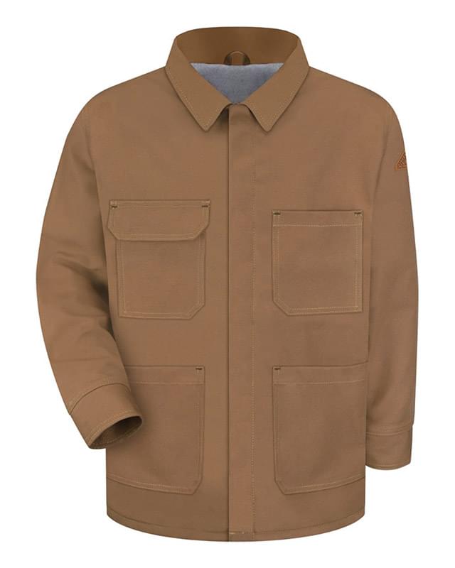 Brown Duck Lineman's Coat - EXCEL FR&reg; ComforTouch&reg; - Long Sizes