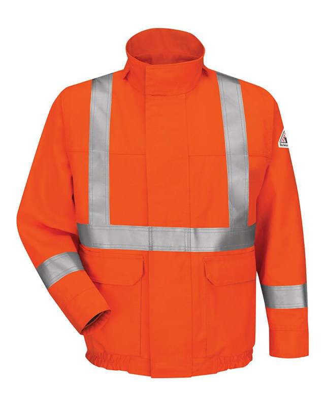 Lined Bomber Jacket with CSA Compliant Reflective Trim - EXCEL FR® ComforTouch