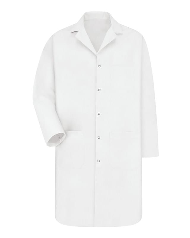 Gripper Front Lab Coat - Long Sizes