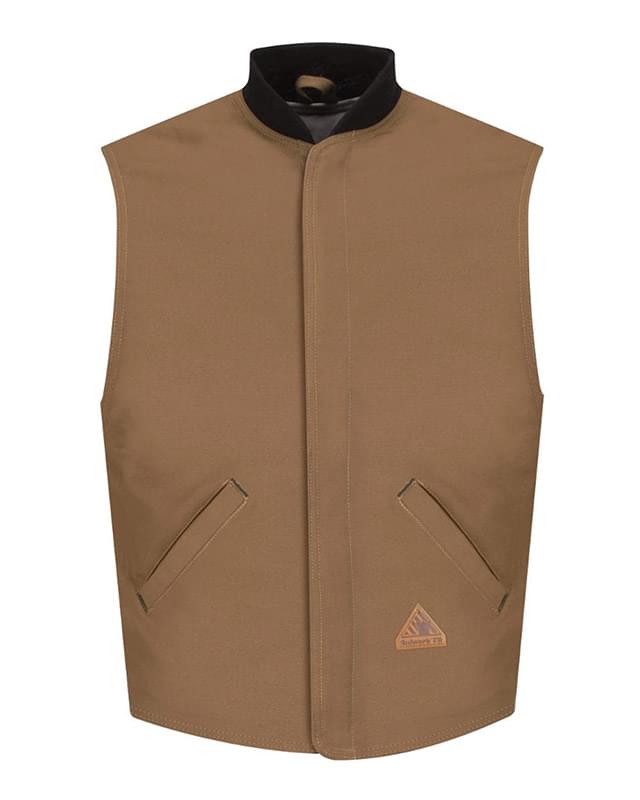 Brown Duck Vest Jacket Liner - EXCEL FR&reg; ComforTouch&reg; - Long Sizes