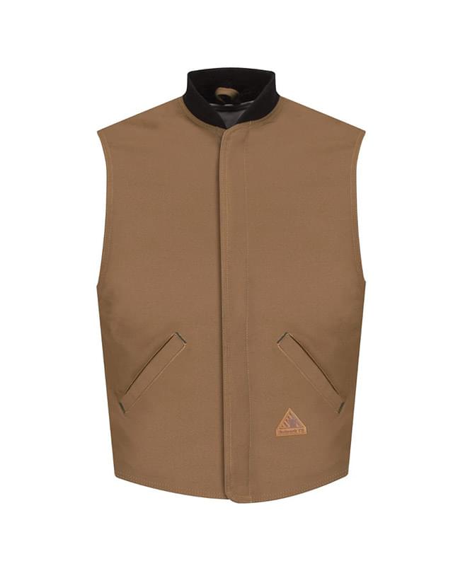 Brown Duck Vest Jacket Liner - EXCEL FR&reg; ComforTouch&reg; - Long Sizes