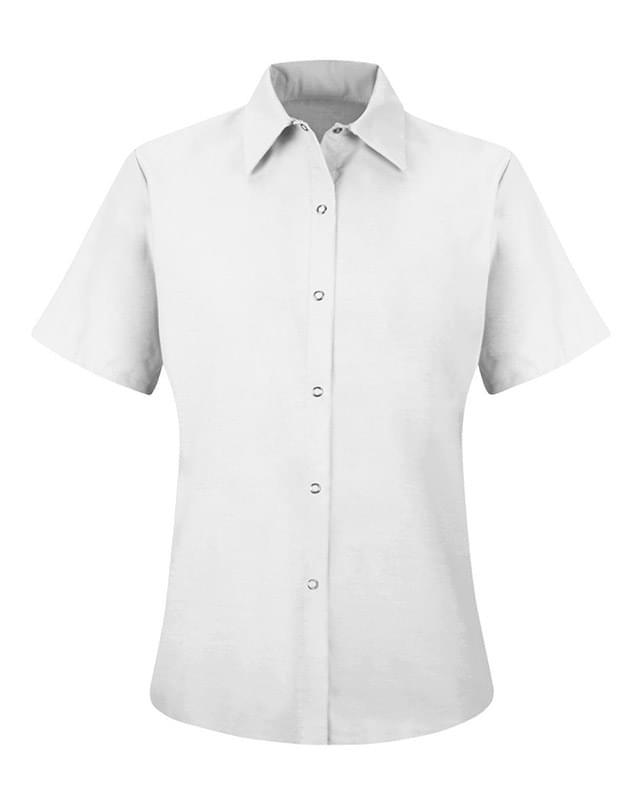 Women's Short Sleeve Specialized Pocketless Work Shirt