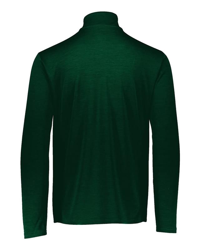 Striated Quarter-Zip Pullover