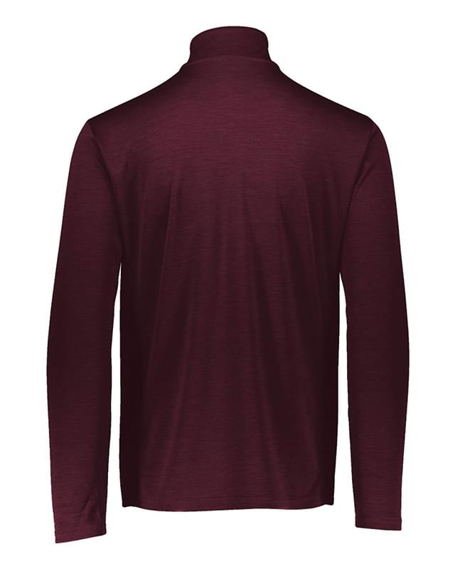 Striated Quarter-Zip Pullover