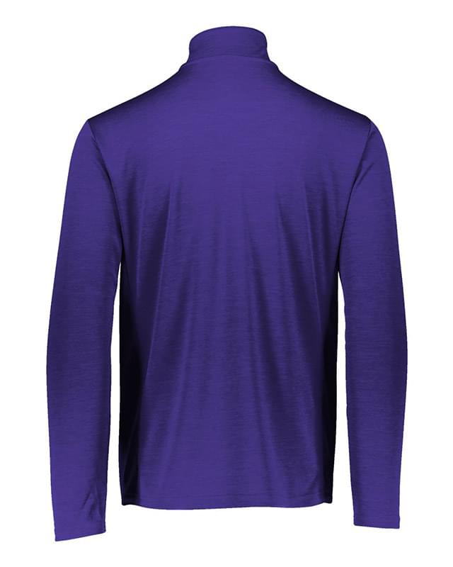 Striated Quarter-Zip Pullover