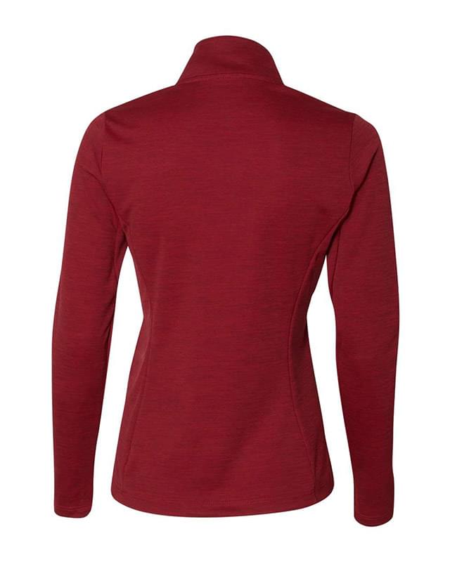 Women's Striated Quarter-Zip Pullover