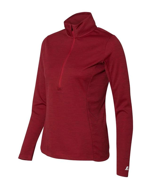 Women's Striated Quarter-Zip Pullover