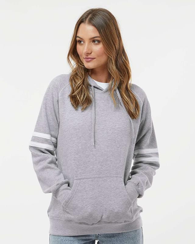 Women's Varsity Fleece Piped Hooded Sweatshirt