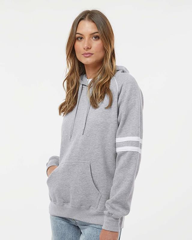 Women's Varsity Fleece Piped Hooded Sweatshirt