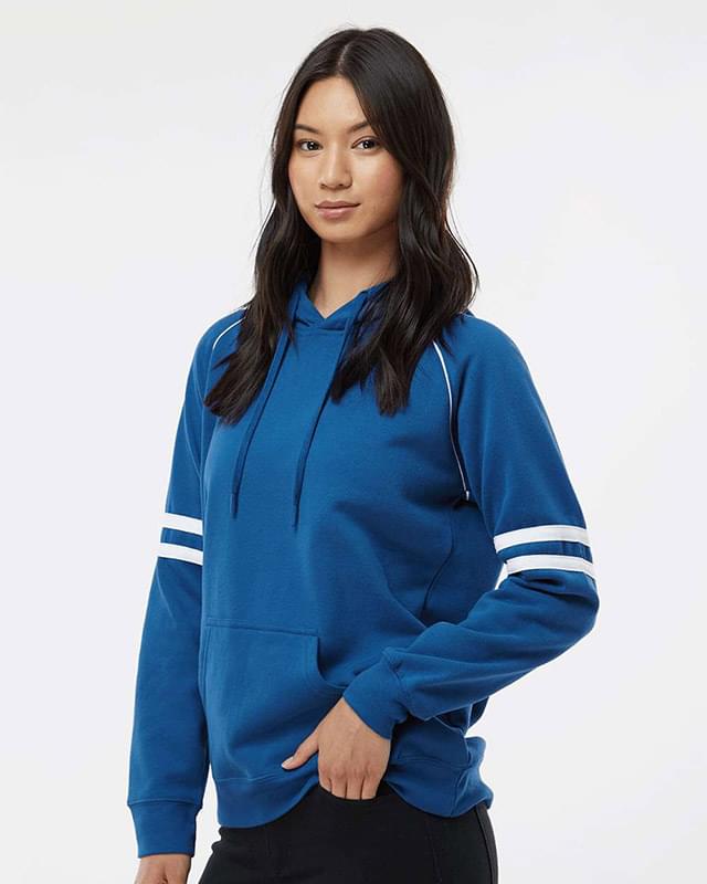 Women's Varsity Fleece Piped Hooded Sweatshirt