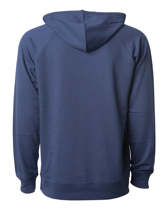 Icon Unisex Lightweight Loopback Terry Hooded Pullover