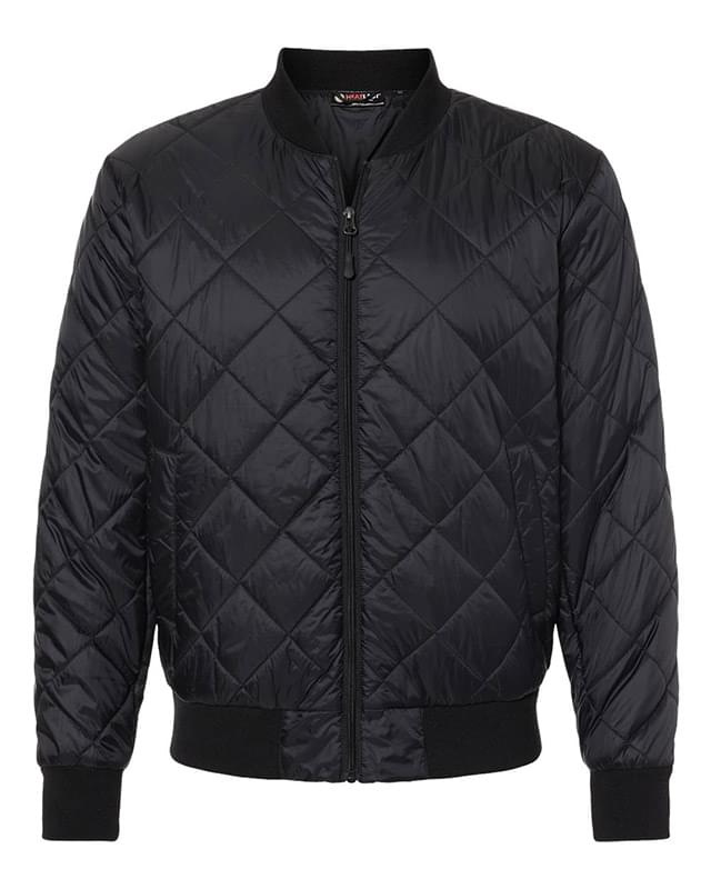 Heat Last Quilted Packable Bomber