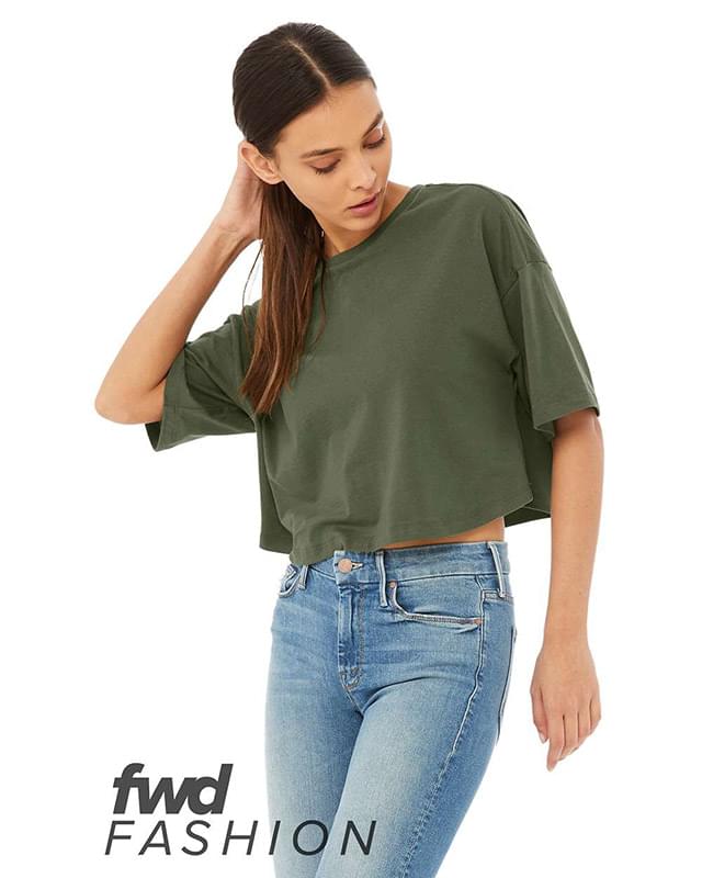 FWD Fashion Women's Jersey Cropped Tee